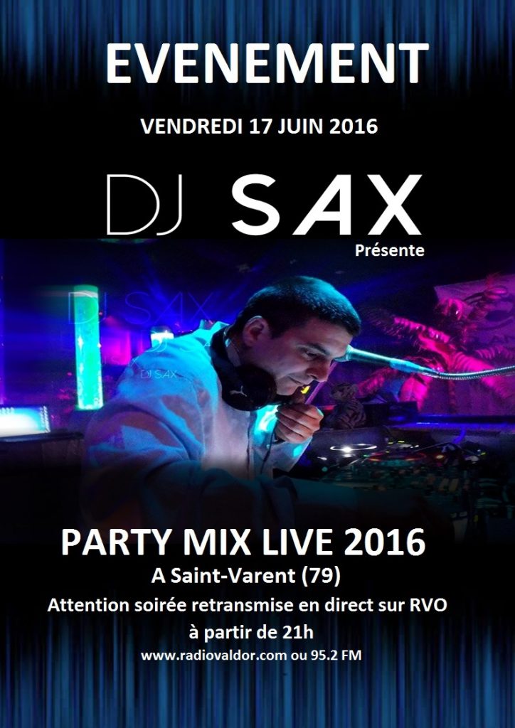 affiche Party Mix Live 2016