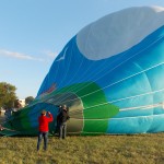 Ballon gonflé- Montgolfiade